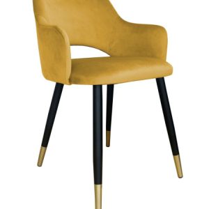 Krzesło Milano noga czarna/zło 120214 Krzesło Milano noga czarna/zło 120214