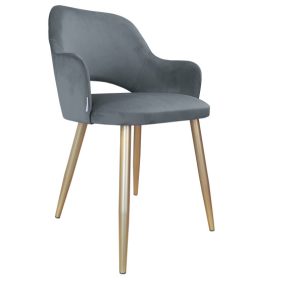 Krzesło Milano noga złota BL14 125788 Krzesło Milano noga złota BL14 125788