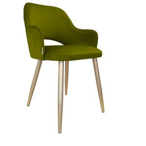 Krzesło Milano noga złota BL75 125898 Krzesło Milano noga złota BL75 125898