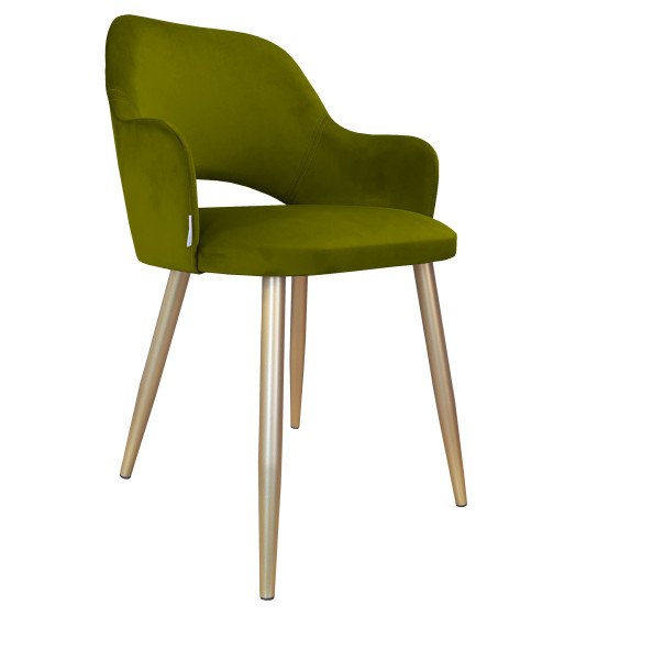 Krzesło Milano noga złota BL75 125898