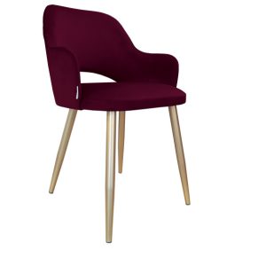 Krzesło Milano noga złota MG02 125944 Krzesło Milano noga złota MG02 125944