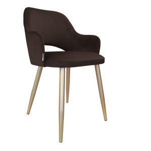 Krzesło Milano noga złota MG05 125332 Krzesło Milano noga złota MG05 125332