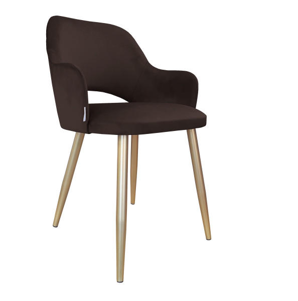 Krzesło Milano noga złota MG05 125332