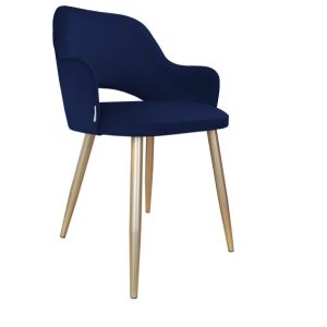 Krzesło Milano noga złota MG16 125778 Krzesło Milano noga złota MG16 125778