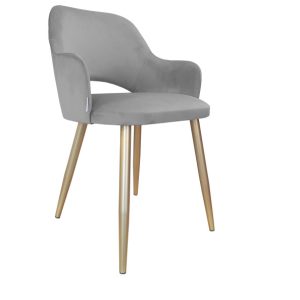 Krzesło Milano noga złota MG17 125821 Krzesło Milano noga złota MG17 125821