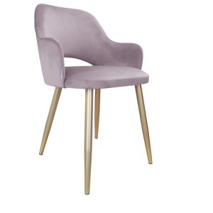 Krzesło Milano noga złota MG55 125835 Krzesło Milano noga złota MG55 125835