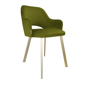 Krzesło Milano noga złota PROF 125826 Krzesło Milano noga złota PROF 125826