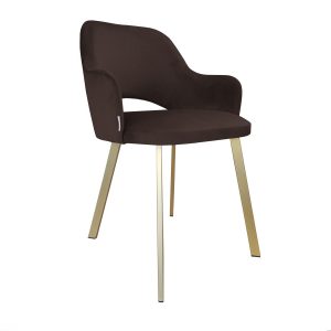Krzesło Milano noga złota PROF 125837 Krzesło Milano noga złota PROF 125837