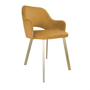 Krzesło Milano noga złota PROF 125337 Krzesło Milano noga złota PROF 125337