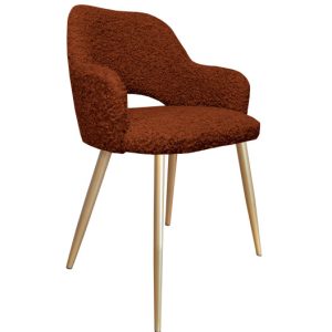 Krzesło Milano noga złota Rolf 266535 Krzesło Milano noga złota Rolf 266535