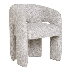 KRZESŁO Monroe beżowe W STYLU JAPANDI tkanina bouclé 652359 KRZESŁO Monroe beżowe W STYLU JAPANDI tkanina bouclé 652359