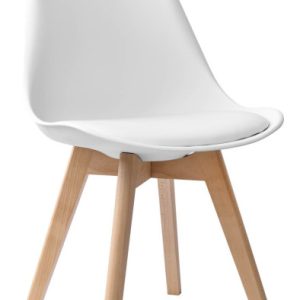 Krzesło nowoczesne Nantes DSW białe 334761 Krzesło nowoczesne Nantes DSW białe 334761