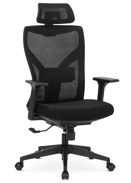 Krzesło Obrotowe Biurowe Fotel Ergonomiczny Obrotowy Biały Czarny FLEX 115548