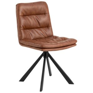 KRZESŁO OBROTOWE Dean EKOSKÓRA brandy ERGONOMICZNE stal 536629 KRZESŁO OBROTOWE Dean EKOSKÓRA brandy ERGONOMICZNE stal 536629