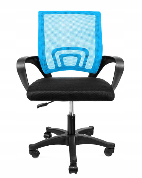 Krzesło Obrotowe Fotel Do Biurka Biura Smart Czarne/Turkusowe 805643