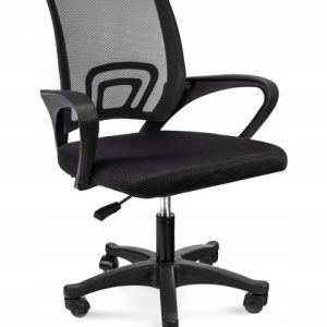 Krzesło Obrotowe Fotel Do Biurka Biura Smart Czarny/Czarny 805648 Krzesło Obrotowe Fotel Do Biurka Biura Smart Czarny/Czarny 805648