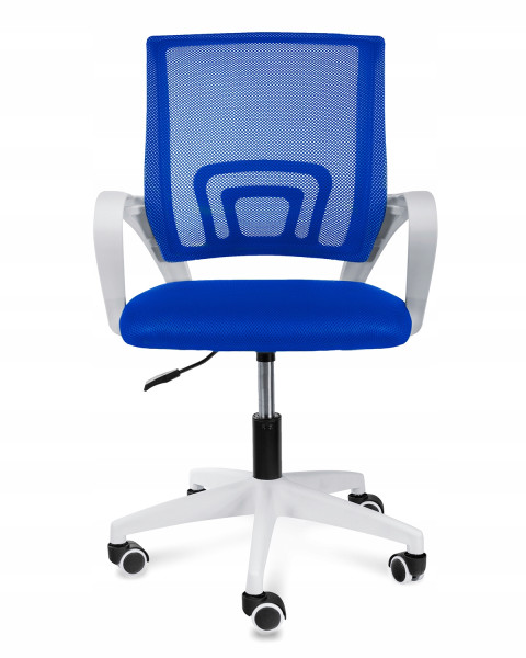 Krzesło Obrotowe Fotel Do Biurka Biura Smart Niebieskie 805645