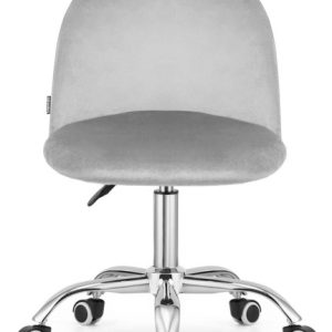 Krzesło obrotowe GLORIA OFFICE LIGHT GREY VELVET 790651 Krzesło obrotowe GLORIA OFFICE LIGHT GREY VELVET 790651