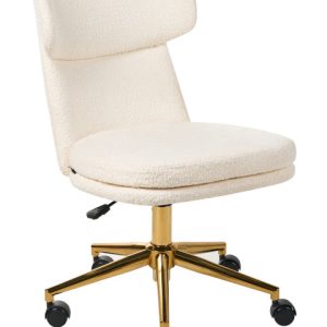 Krzesło obrotowe GRANBY Boucle Złamana biel 753087 Krzesło obrotowe GRANBY Boucle Złamana biel 753087