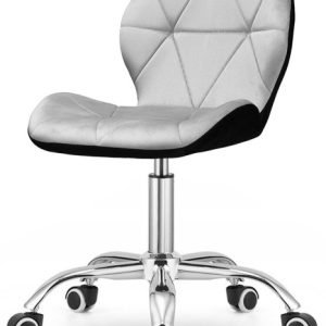 Krzesło obrotowe VASTO OFFICE VELVET BLACK + GREY 790646 Krzesło obrotowe VASTO OFFICE VELVET BLACK + GREY 790646