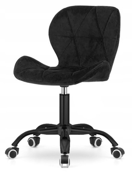 Krzesło obrotowe VASTO OFFICE VELVET BLACK SMOKE 790623