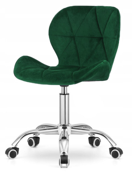 Krzesło obrotowe VASTO OFFICE VELVET FOREST GREEN 790625
