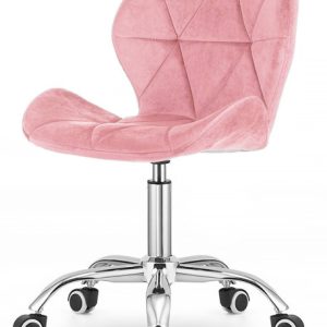 Krzesło obrotowe VASTO OFFICE VELVET PINK 790660