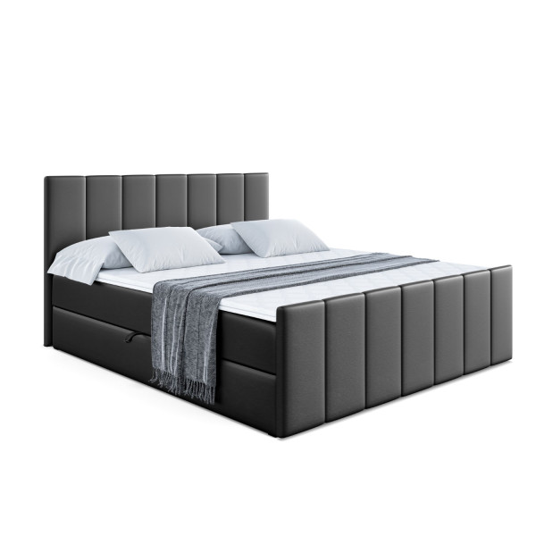 Łóżko kontynentalne z pojemnikiem MOETI-Z - 200 x 200 cm 235409