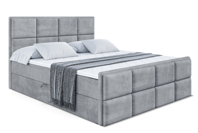 Łóżko kontynentalne z pojemnikiem NOVA-Z - 200 x 200 cm 459927