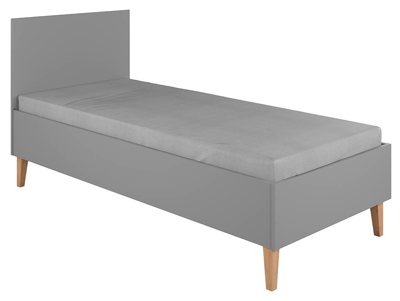 Łóżko Kubi 180x80 szare 102380