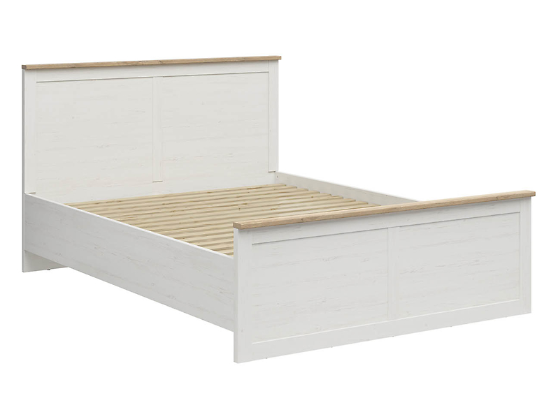 Łóżko Loksa A 160x200 sosna andersen biała 180361