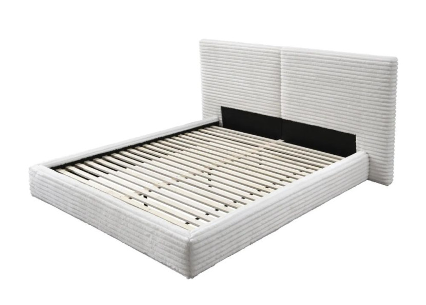 Łóżko MADERA 160x200 kremowe bez szuflady/bez materaca 991414