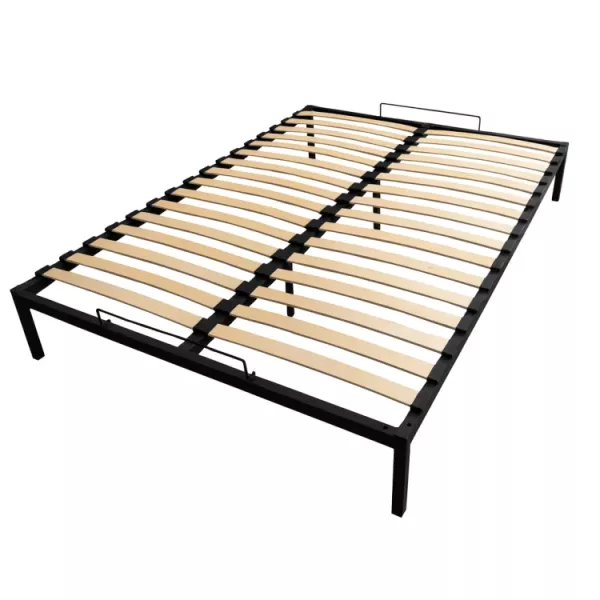 Łóżko metalowe ASTRID 140 BLACK Rama + stelaż 1005685