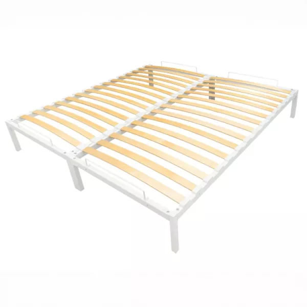 Łóżko metalowe ASTRID 160 WHITE Rama + stelaż 1005691
