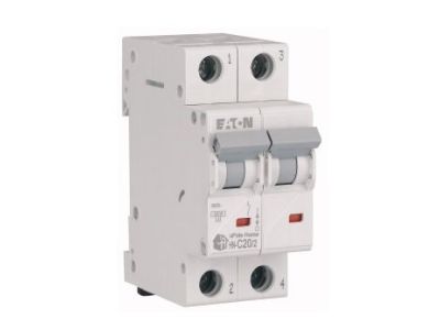 Wyłącznik nadprądowy 2P C 20A 6kA AC, HN-C20/2 | 194872 Eaton