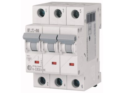 Wyłącznik nadprądowy 3P C 63A 6kA AC, HN-C63/3 | 194897 Eaton