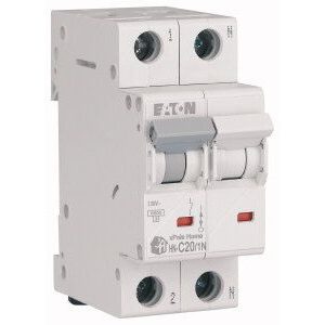 Wyłącznik nadprądowy 6kA HN-C20/1N | 194852 Eaton Wyłącznik nadprądowy 6kA HN-C20/1N | 194852 Eaton