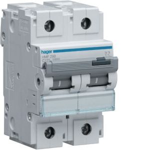 Wyłącznik nadprądowy MCB 10kA Icu=10kA 2P C 125A | HMF299 Hager Wyłącznik nadprądowy MCB 10kA Icu=10kA 2P C 125A | HMF299 Hager