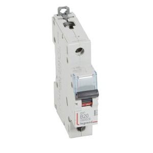 Wyłącznik nadprądowy S301 1P B 20A 6000A serii DX3 | 407433 Legrand Wyłącznik nadprądowy S301 1P B 20A 6000A serii DX3 | 407433 Legrand