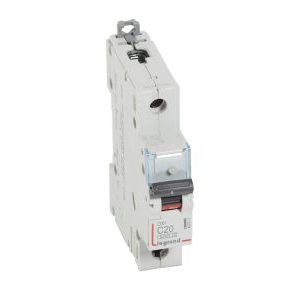 Wyłącznik nadprądowy S301 1P C 20A 6000A serii DX3 | 407671 Legrand Wyłącznik nadprądowy S301 1P C 20A 6000A serii DX3 | 407671 Legrand