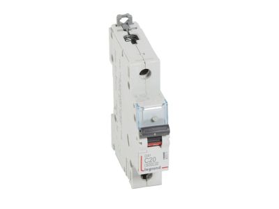 Wyłącznik nadprądowy S301 1P C 20A 6000A serii DX3 | 407671 Legrand
