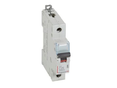 Wyłącznik nadprądowy S 301 1P C 25A 6000A serii DX3 | 407672 Legrand