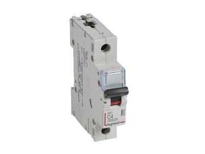 Wyłącznik nadprądowy S301 1P C 4A 6000A serii DX3 | 407665 Legrand