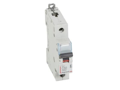 Wyłącznik nadprądowy S 301 1P C 50A 6000A serii DX3 | 407675 Legrand