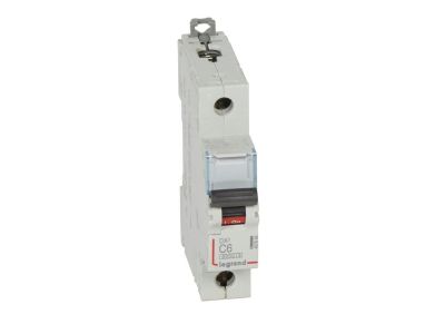 Wyłącznik nadprądowy S 301 1P C 6A 6000A serii DX3 | 407666 Legrand