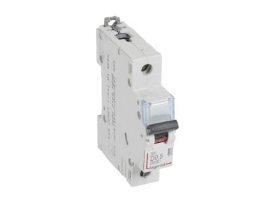 Wyłącznik nadprądowy S 301 1P D 0,5A 6000A serii DX3 | 407962 Legrand