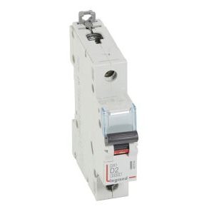 Wyłącznik nadprądowy S 301 1P D 2A 6000A serii DX3 | 407964 Legrand Wyłącznik nadprądowy S 301 1P D 2A 6000A serii DX3 | 407964 Legrand