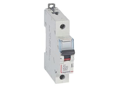 Wyłącznik nadprądowy S 301 1P D 20A 6000A serii DX3 | 407972 Legrand