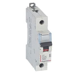 Wyłącznik nadprądowy S 301 1P D 25A 6000A serii DX3 | 407973 Legrand Wyłącznik nadprądowy S 301 1P D 25A 6000A serii DX3 | 407973 Legrand