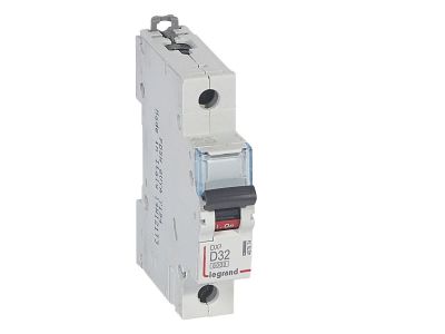Wyłącznik nadprądowy S 301 1P D 32A 6000A serii DX3 | 407974 Legrand